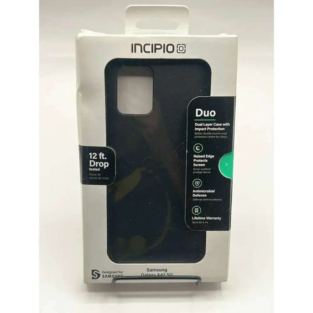 Incipio Duo Series Dual Layer Case for Samsung Galaxy A42 5G - Matte Black